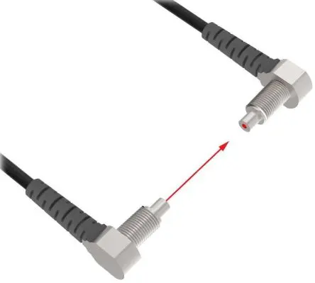 Produktfoto 1 von Banner Kunststoff NPN/PNP LWL Kabel 36 mm Glasfasersensor IP67 1ms