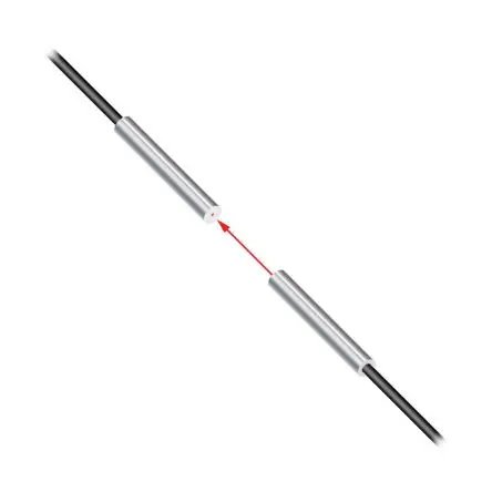 Produktfoto 1 von Banner Kunststoff NPN/PNP LWL Kabel 36 mm Glasfasersensor IP67 1ms