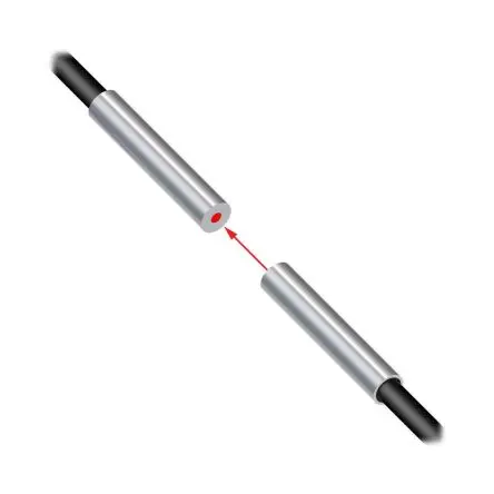 Produktfoto 1 von Banner Kunststoff NPN/PNP LWL Kabel 36 mm Glasfasersensor IP67 1ms