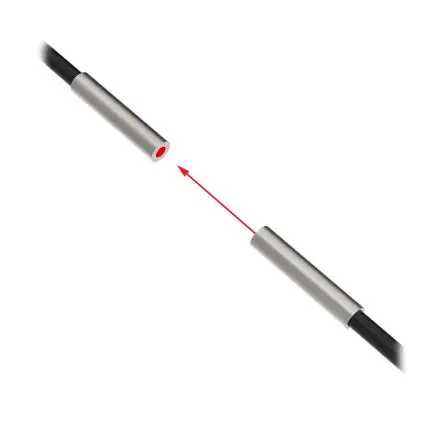 Banner Kunststoff NPN/PNP LWL Kabel 36 mm Glasfasersensor IP67 1ms