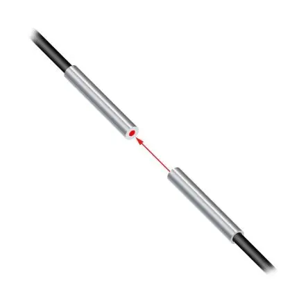 Banner Kunststoff NPN/PNP LWL Kabel 36 mm Glasfasersensor IP67 1ms