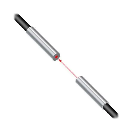 Banner Kunststoff NPN/PNP LWL Kabel 36 mm Glasfasersensor IP67 1ms