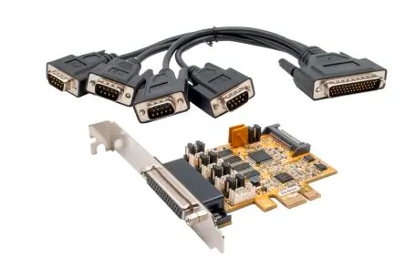 Produktfoto 1 von Exsys PCIe Serielle Karte, 4-Port