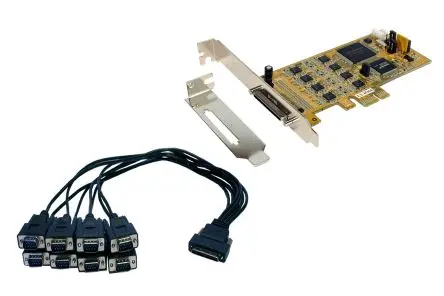 Produktfoto 1 von Exsys PCIe Serielle Karte, 8-Port