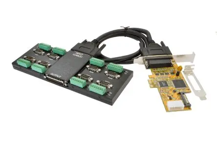 Produktfoto 1 von Exsys PCIe Serielle Karte, 8-Port