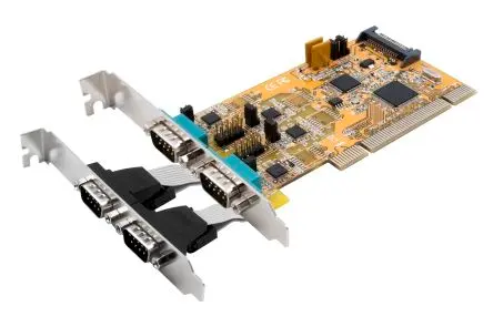 Produktfoto 1 von Exsys PCI Serielle Karte, 4-Port