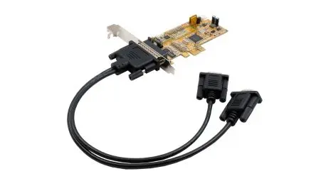 Produktfoto 1 von Exsys PCIe Serielle Karte, 2-Port