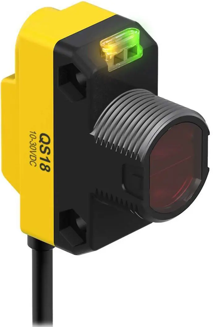 Produktfoto 1 von Banner Rechteckig Optischer Sensor, Gepolt, Bereich 3500 mm, PNP Ausgang, 4 - Pin 150 mm Pico - Style Pigtail,