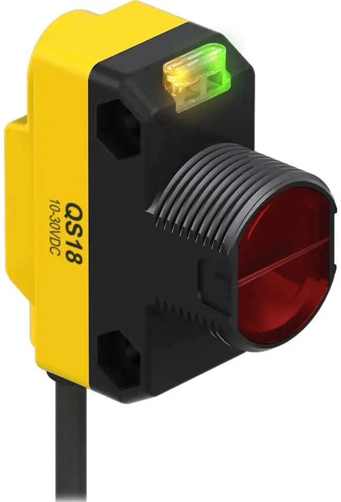 Produktfoto 1 von Banner Rechteckig Optischer Sensor, Retroreflektierend, Bereich 150 mm, NPN Ausgang, Zopf QD, Hell-/dunkelschaltend