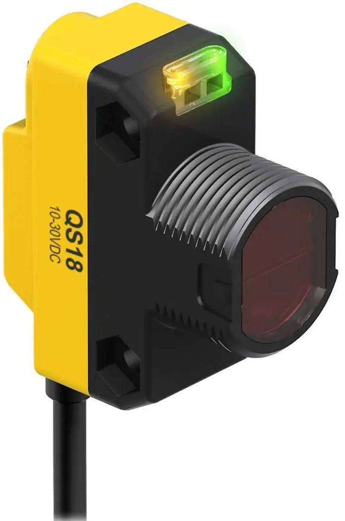 Produktfoto 1 von Banner Rechteckig Optischer Sensor, Retroreflektierend, Bereich 3,5 m, NPN Ausgang, Zopf QD, Hell-/dunkelschaltend