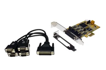Produktfoto 1 von Exsys PCIe Serielle Karte, 4-Port