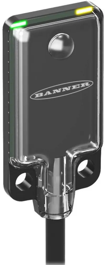 Banner Rechteckig Optischer Sensor, Dagegen, Bereich 1,2 m, Halbleiterrelais Ausgang, Zopf QD