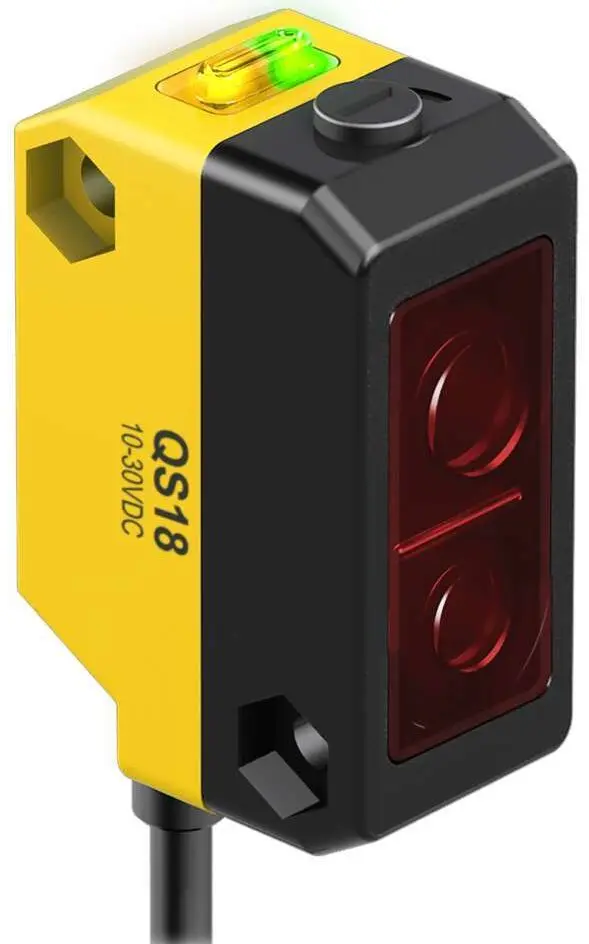 Produktfoto 1 von Banner Rechteckig Optischer Sensor, Annäherung, Bereich 300 mm, PNP Ausgang, Zopf QD, Hell-/dunkelschaltend