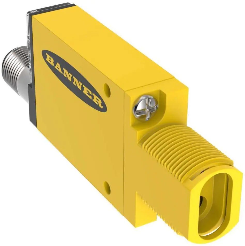 Produktfoto 1 von Banner Glas 2-adrig LWL-Sensor 36 mm Glasfasersensor IP40 1 ms