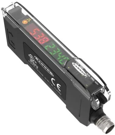 Banner Kunststoff, Glas PnP LWL-Sensor 36 mm Glasfasersensor IP50 1ms / 960 mW