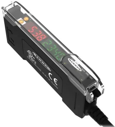 Produktfoto 1 von Banner Glas, Kunststoff PnP LWL-Sensor 36 mm Glasfasersensor IP50 1ms / 840 mW