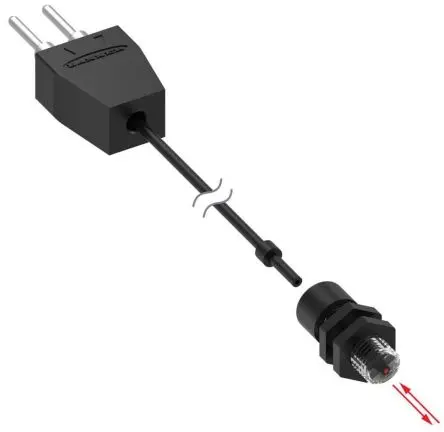 Produktfoto 1 von Banner Kunststoff NPN/PNP LWL-Sensor 36 mm Glasfasersensor IP67 1ms