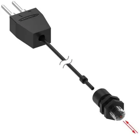 Produktfoto 1 von Banner Kunststoff NPN/PNP LWL-Sensor 36 mm Glasfasersensor IP67 1ms
