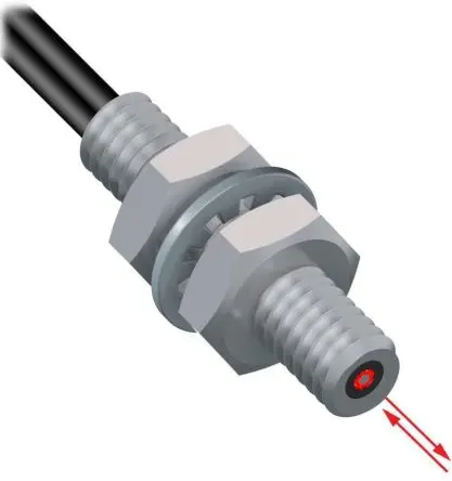 Produktfoto 1 von Banner Kunststoff NPN/PNP LWL-Sensor 36 mm Glasfasersensor IP67 1ms