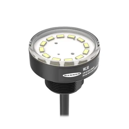 Produktfoto 1 von Banner WL50-3 LED Arbeitsleuchte Arbeitslicht 125 Lm/W, IP65, IP69K, IP67 12V, 30 V / 2.4 W 300 lm