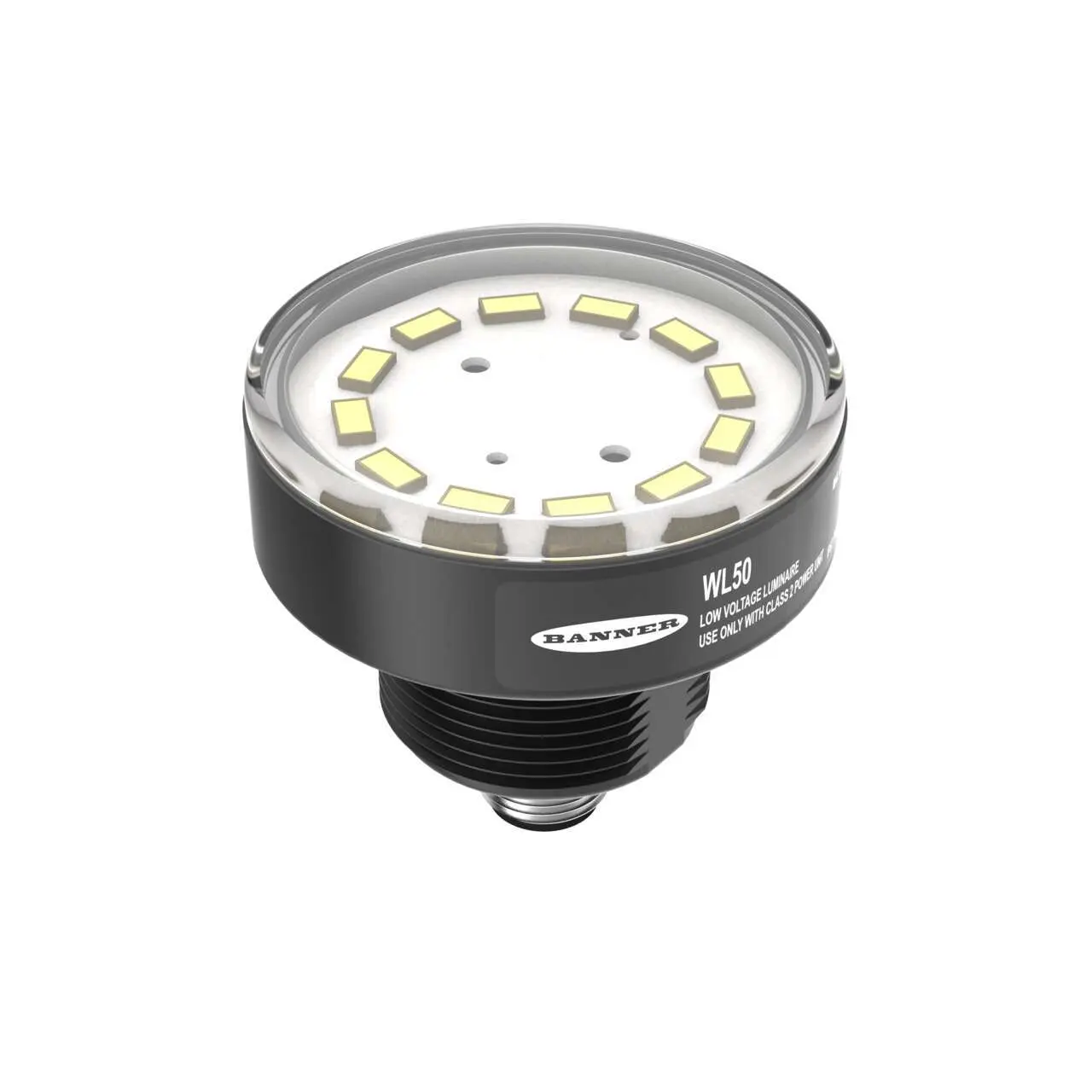 Produktfoto 1 von Banner WL50-3 LED Arbeitsleuchte Arbeitslicht 125 Lm/W, IP69K, IP40, IP65 12 → 30 V / 2.4 W 300 lm
