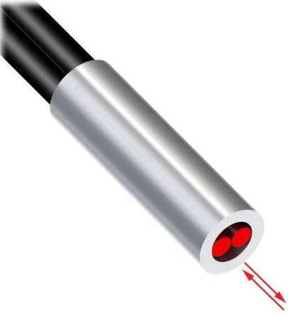 Produktfoto 1 von Banner Kunststoff NPN/PNP LWL-Sensor 36 mm Glasfasersensor IP67 1ms