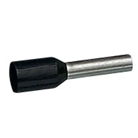 Produktfoto 1 von Legrand 037764 Aderendhülse, Schwarz, Polypropylen, 8 mm, Isoliert