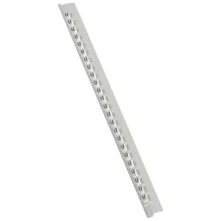 Produktfoto 1 von Legrand 037846 Kabelmarkierung, Beschriftung: U, Schwarz