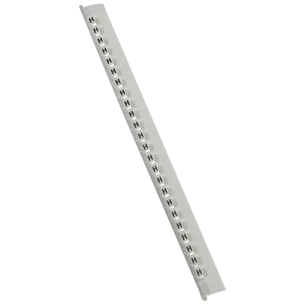 Produktfoto 1 von Legrand 037833 Kabelmarkierung, Beschriftung: H, Schwarz