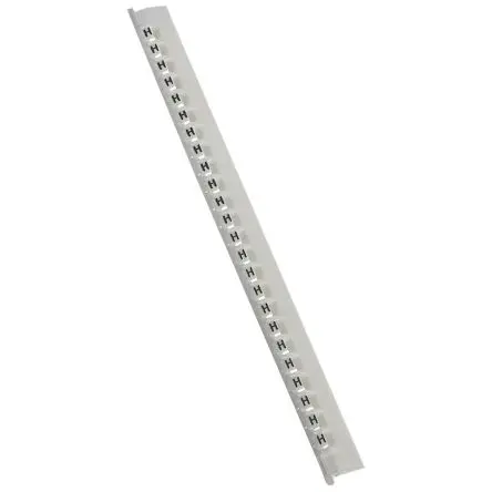 Produktfoto 1 von Legrand 037833 Kabelmarkierung, Beschriftung: H, Schwarz