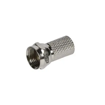 Produktfoto 1 von Legrand 073990 Stecker Koaxialsteckverbinder Runder Koaxial-Steckverbinder, Schraubanschlussklemme, für Koaxial-Kabel,