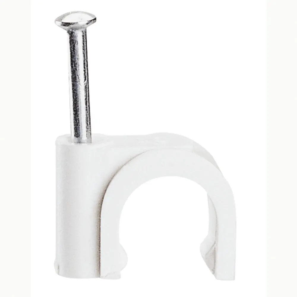 Produktfoto 1 von Legrand Kabelhalter Rund steckbar, Kabel-Ø 10mm Kunststoff Weiß