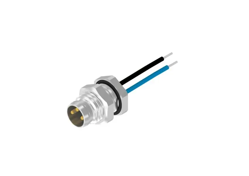 Produktfoto 1 von CONEC SAL, 3-polig Kabel, Rechtwinklig Stecker / Nicht abgeschlossen, Länge 200 mm