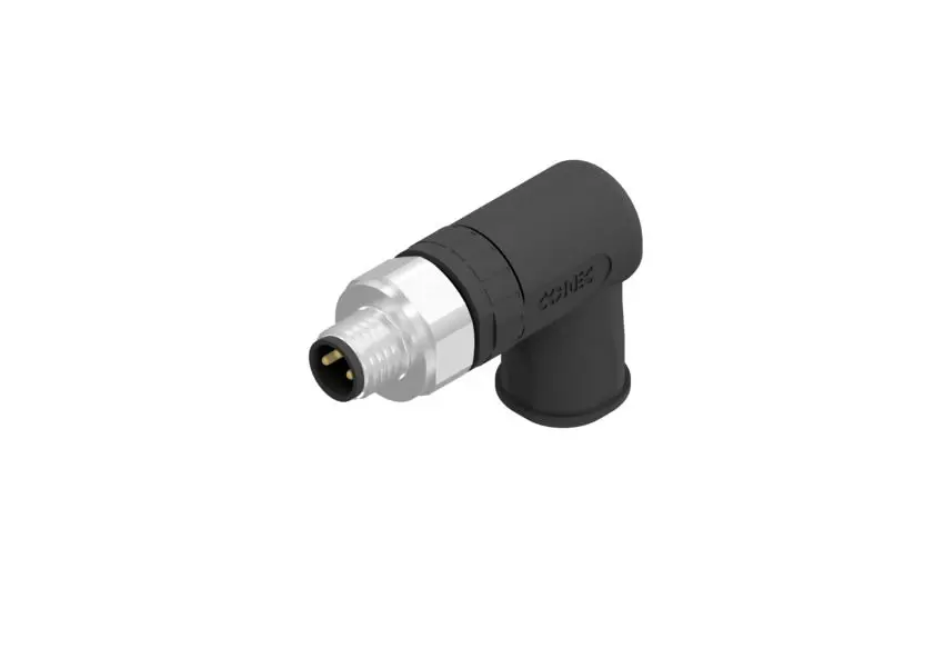 Produktfoto 1 von CONEC SAL M8 M8 Rundsteckverbinder Stecker 3-polig Stecker 4A Schraubanschlussklemme IP40