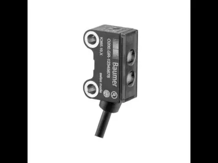 Baumer Rechteckig Optischer Sensor, Diffus, Push-Pull Ausgang