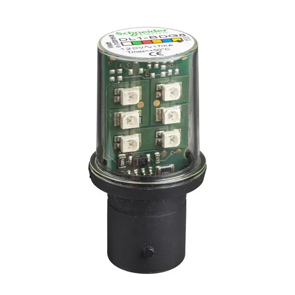 Produktfoto 1 von Schneider Electric DL1 Signalleuchte Gelb, für Signalleuchte, LED, LED