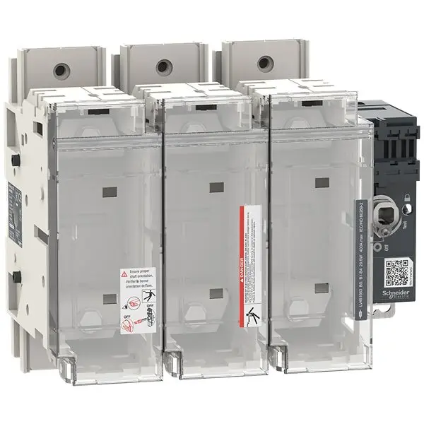 Produktfoto 1 von Schneider Electric FuPacT GS Sicherungsschalter-Trennschalter / 3-polig 400 A 250 A offen