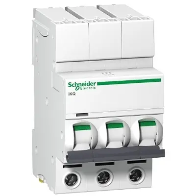 Produktfoto 1 von Schneider Electric SE10 Miniaturüberlastschalter Typ D, Pol 3-polig 50 A 415 V ac, Abschaltvermögen 10000 A Acti9