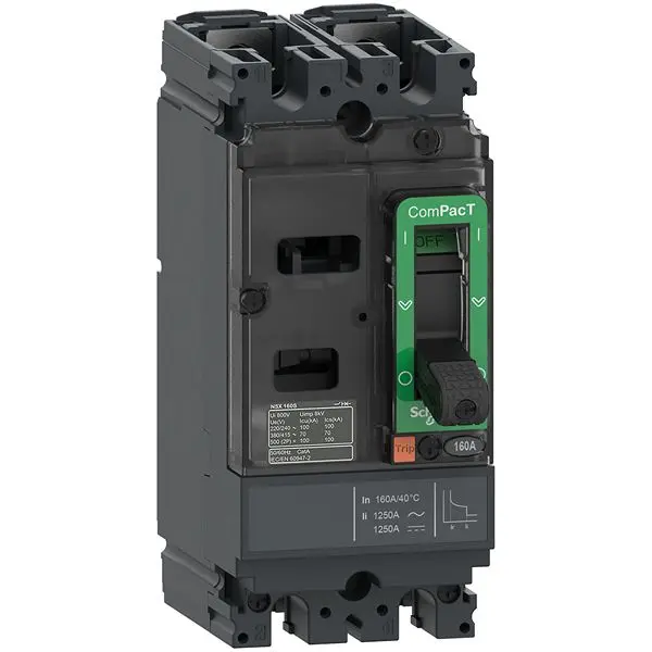 Produktfoto 1 von Schneider Electric ComPacT NSX ComPact Elektronischer Schutzschalter 690 V ac, 500V dc 2, 30A Feststehend 10 kA,