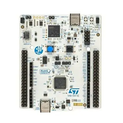 Produktfoto 1 von STMicroelectronics U385RG-Q, Nucleo-Platine Entwicklungstool Microcontroller ARM Cortex M33 NUCLEO