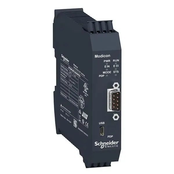 Produktfoto 1 von Schneider Electric XPSMCM Profibus-Kommunikationsmodul, 24 V 1 Schließer/1 Öffner / 3 W