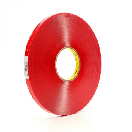 Produktfoto 1 von 3M 4950F25 Acrylschaum Schaumstoff Klebeband, Klar, Stärke 1.1 mm, 25mm x 33 m