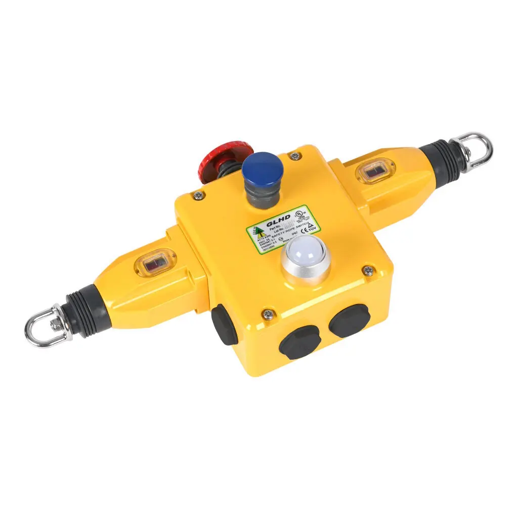 Produktfoto 1 von IDEM GLHD Seilzugschalter 80 m Horizontal 2 Schließer, 4 Öffner IP67