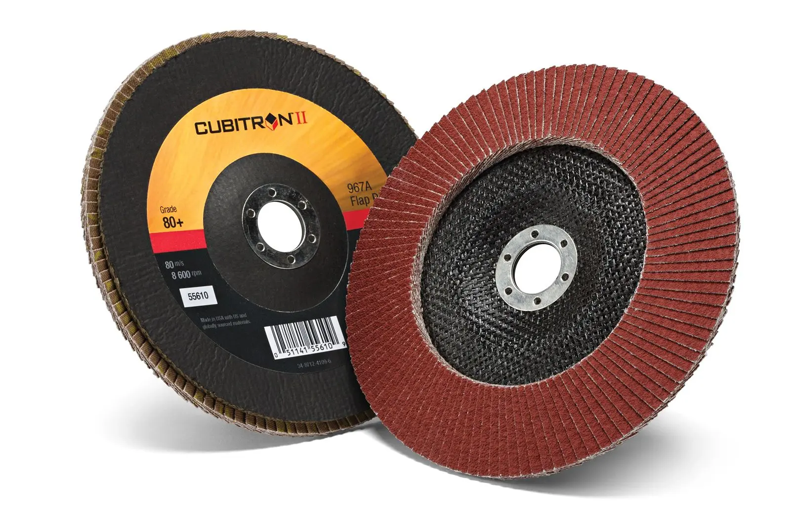 Produktfoto 1 von 3M 967A Keramik Schleifscheibe Ø 125 mm, Korngröße 1 1 Per Pack