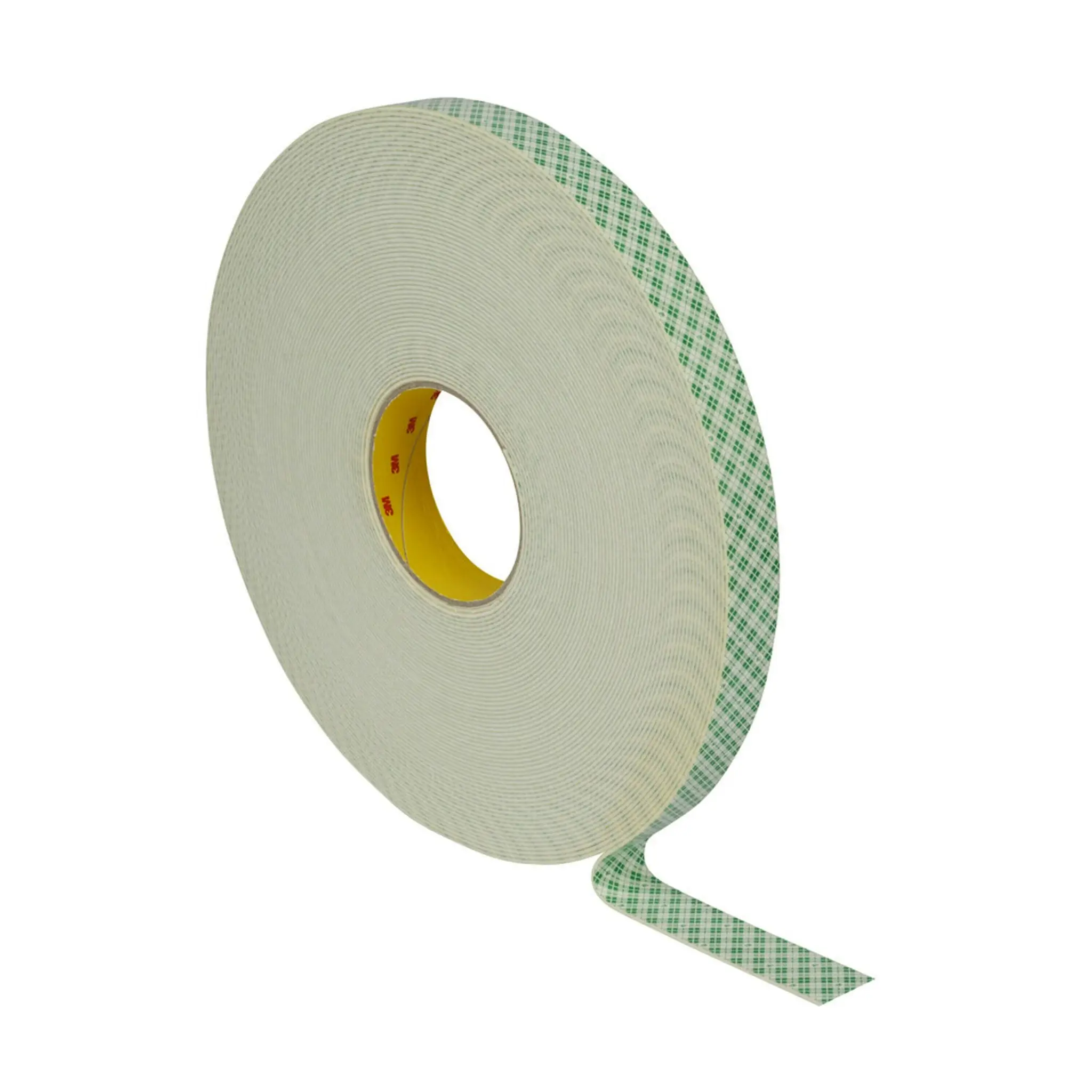 Produktfoto 1 von 3M 402638 Polyurethan Schaumstoff Klebeband, Weiß, Stärke 1.1 mm, 38 mm x 33 m