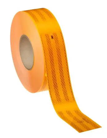 Produktfoto 1 von 3M 983-71 Diamond Grade Conspicuity Marking Abdeckband Gelb, Stärke 53.5 mm 53.5mm x 50 m