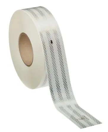 Produktfoto 1 von 3M 983-10 Diamond Grade Conspicuity Marking Abdeckband Weiß, Stärke 53.5 mm 53.5mm x 50 m