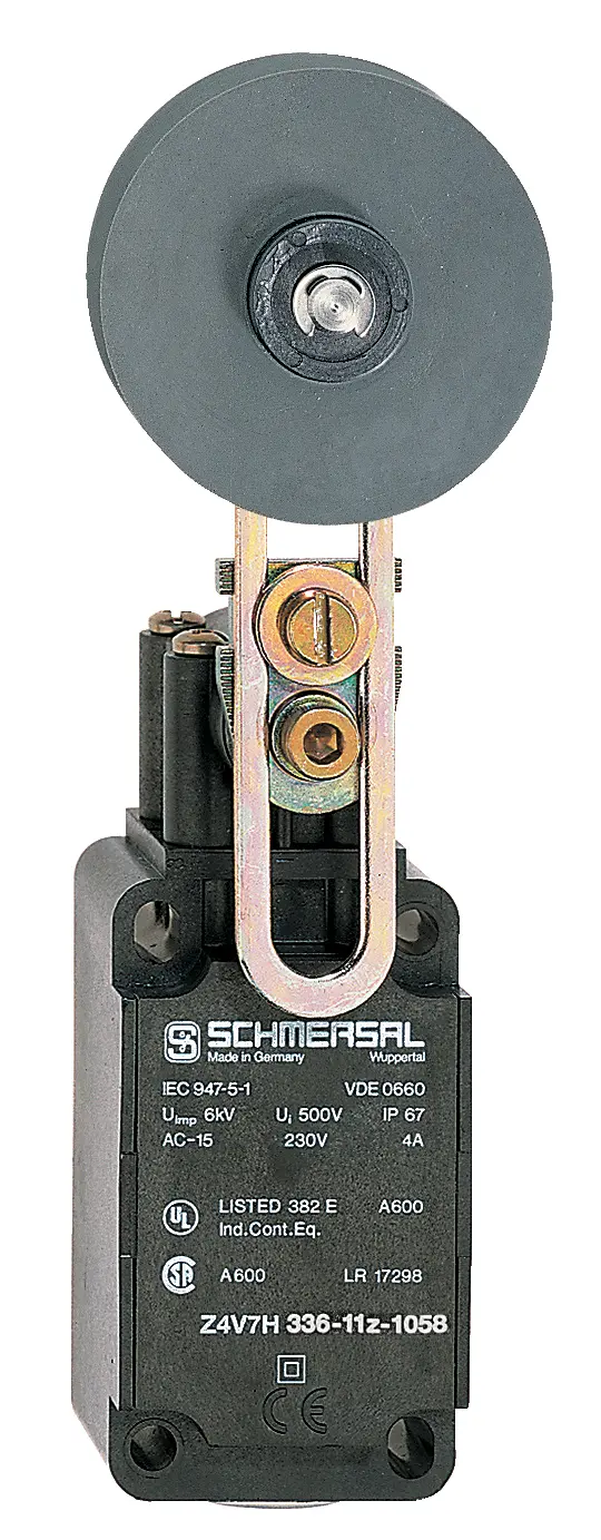 Produktfoto 1 von Schmersal Z4V7H Schalter, Rollenhebel, IP65, IP67, Kunststoff, 4A