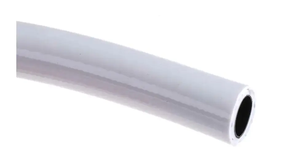 Produktfoto 1 von RS PRO Schlauch, Ø 25mm 33mm Weiß PVC Übertragung 10bar x 30m
