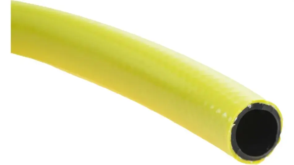 Produktfoto 1 von RS PRO Schlauch, Ø 12.5mm 17.5mm Gelb PVC Übertragung 16bar x 100m